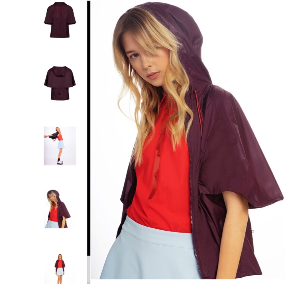 Foray Golf deep maroon Golf Neon Dentist Water Resistant Jacket